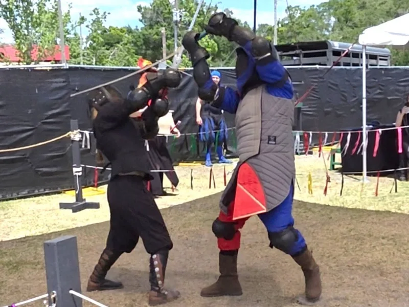 Garrison and Delaney fight Longsword in the Ring